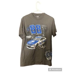 Hendrick Tshirt Nascar Dale Earnhardt Jr 88 M Men's Gray